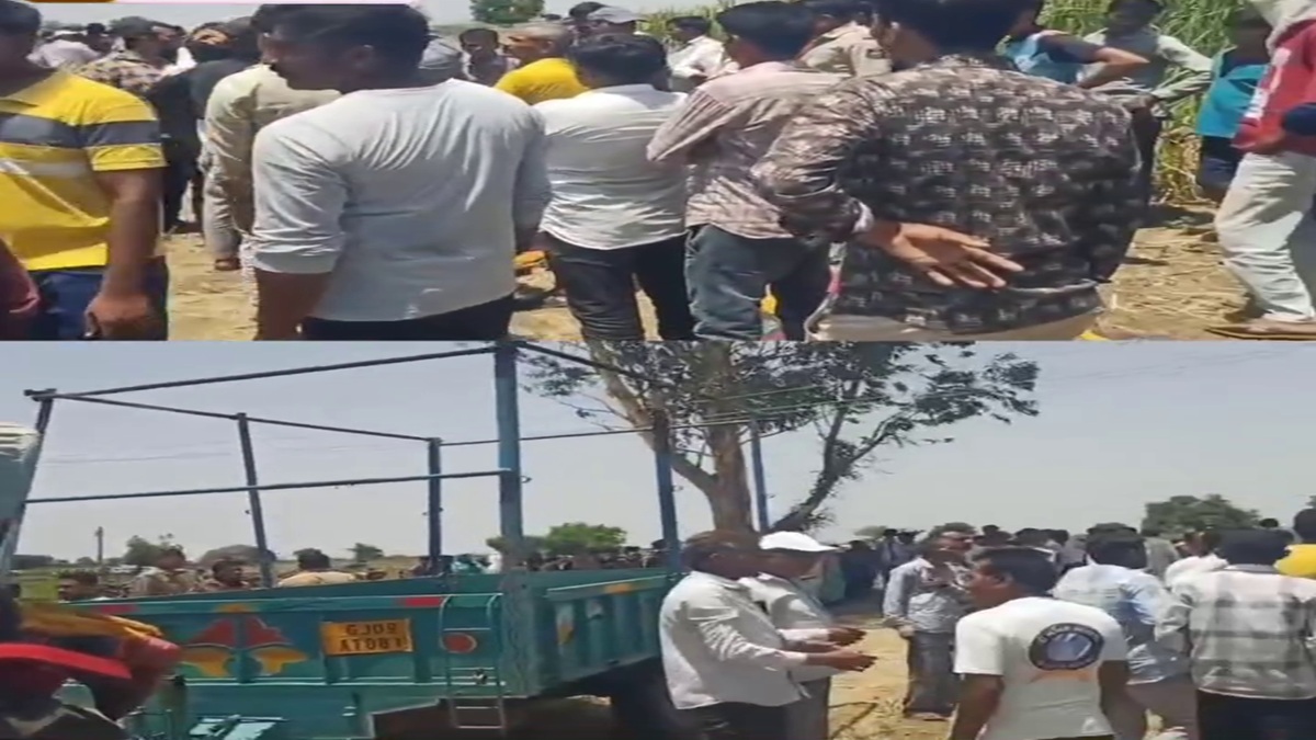 હિંમતનગર દુર્ઘટના: ખેડાવાડામાં ટ્રેક્ટર હાઈટેન્શન લાઈનને અડી જતાં સગા ભાઈ-બહેનનું કરુણ મોત, પરિવારમાં આક્રંદ